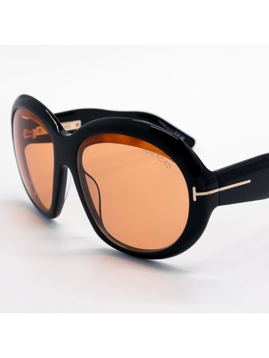 NEW TOM FORD SUNGLASSES TOM FORD ANGELICA FT1193 01E BLACK ORANGE WOMEN TF1193 0 main image 4